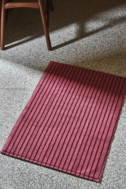 Bath Mats^Scandi Living Drift bath mat 50x70cm, Pink-red PinkRed