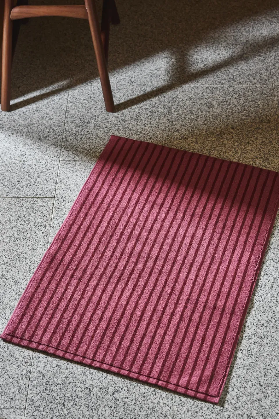 Bath Mats^Scandi Living Drift bath mat 50x70cm, Pink-red PinkRed