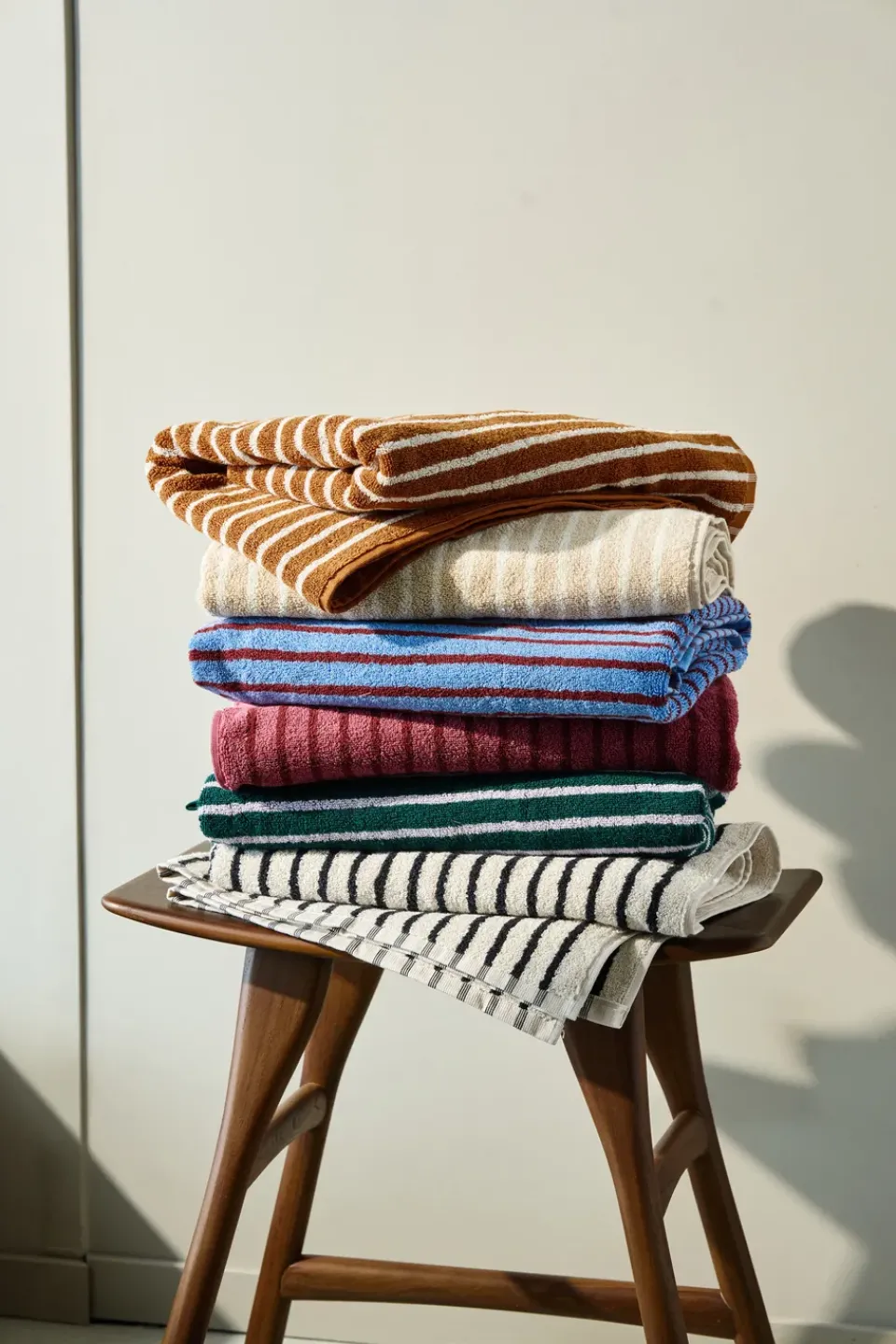 Best Scandi Living Drift bath towel 70x140 cm, Green-purple GreenPurple