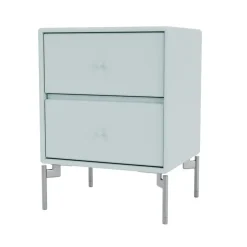 Bedside Tables^Montana Drift bedside table, Flint 148, chrome legs cm Blue