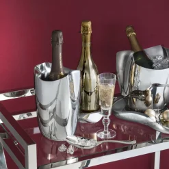 Outlet Robert Welch Drift double walled wine cooler, stainless steel Silver-coloured