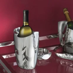 Outlet Robert Welch Drift double walled wine cooler, stainless steel Silver-coloured
