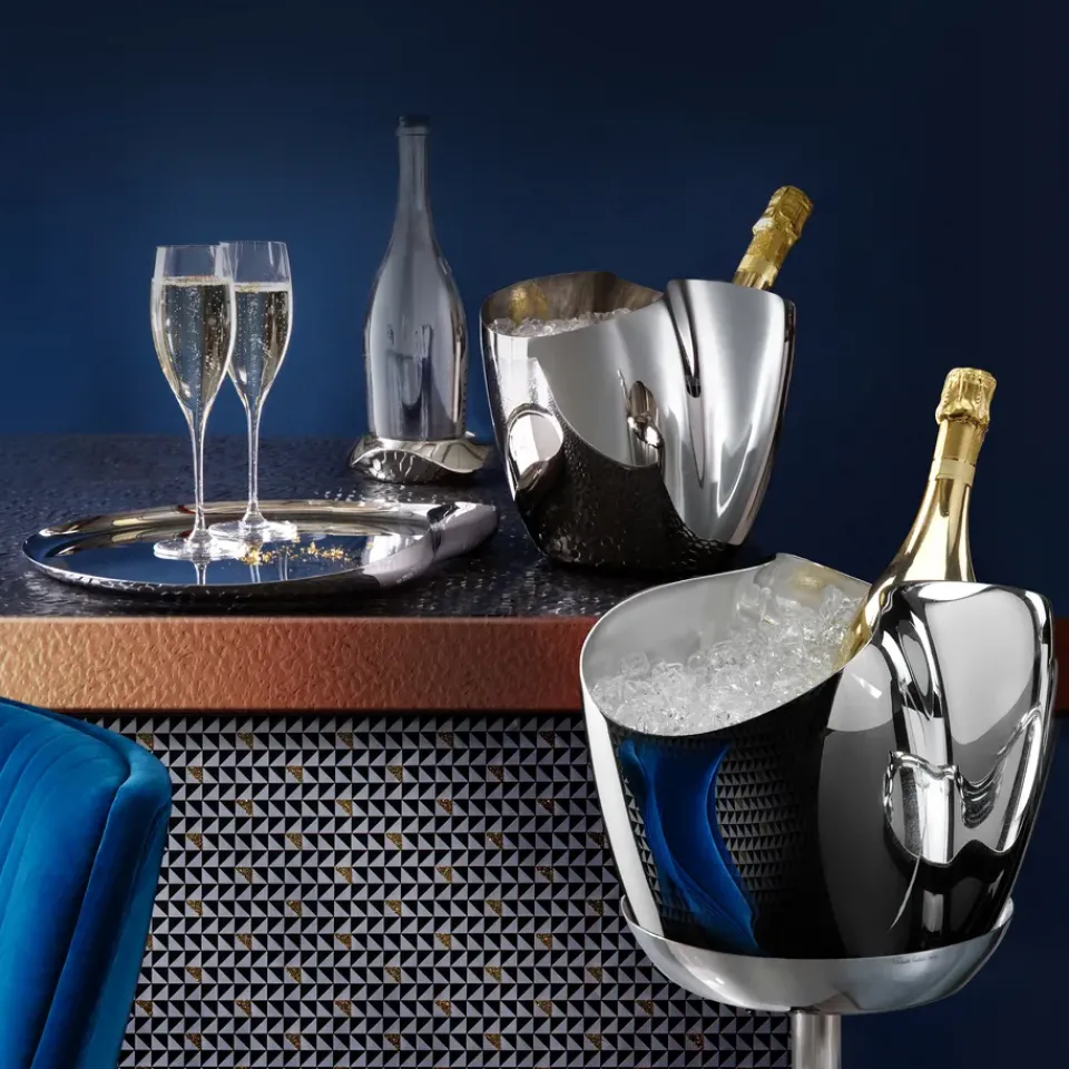 Wine & Champagne Coolers^Robert Welch Drift holder for champagne cooler, stainless steel Silver-coloured