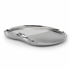 Serving Platters & Dishes^Robert Welch Drift serving tray 36 cm, smooth Silver-coloured