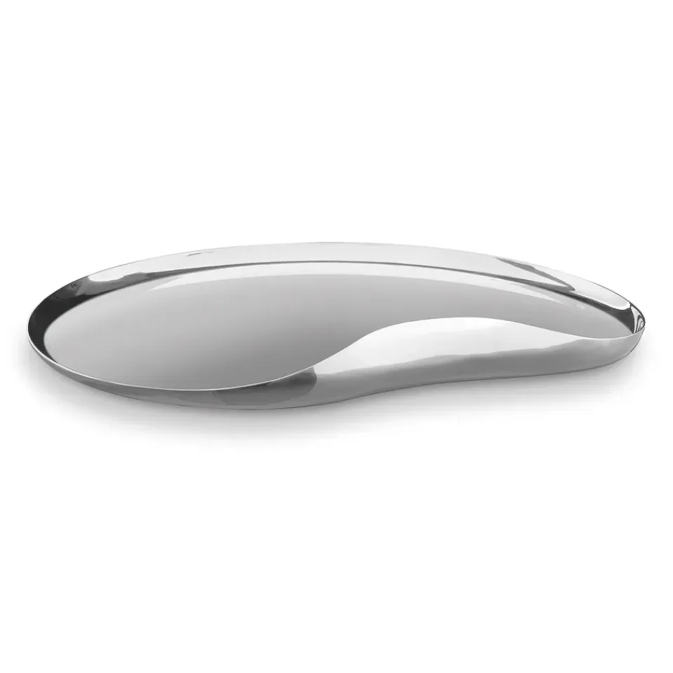 Serving Platters & Dishes^Robert Welch Drift serving tray 20 cm, smooth Silver-coloured