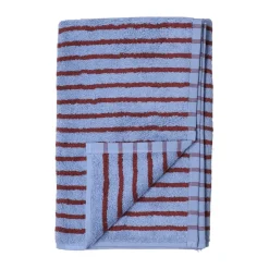 Towels^Scandi Living Drift towel 50x70 cm, Blue-red BlueRed