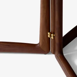 Dining Tables^&Tradition Drop Leaf dining table HM6, Walnut Brown