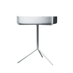 Side Tables^Swedese Drum table, glazed-h.46cm- stand White