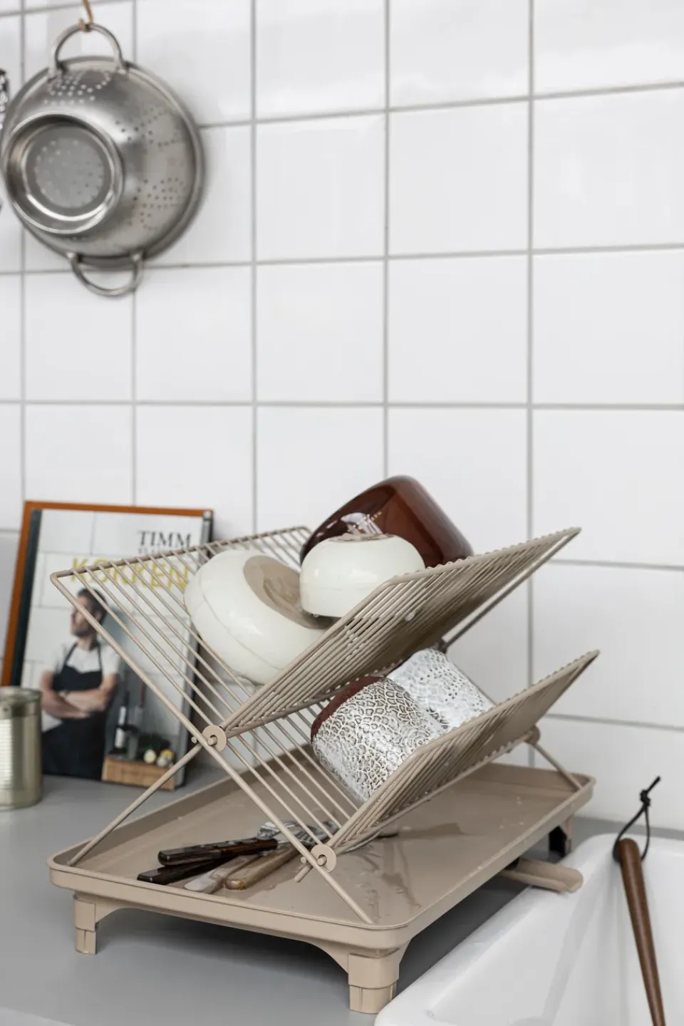 Dish Drainers^Mette Ditmer Dry-it dish rack, Sand, 29x42 cm Beige