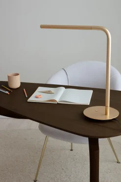 Outlet Umage Duende desk 67.1x130 cm, Dark oak Brown