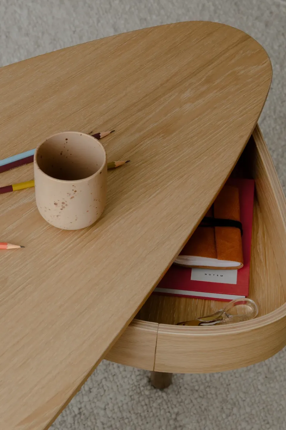 Discount Umage Duende desk 67.1x130 cm, Oak Beige