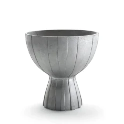 Garden Details & Accessories^Byarums bruk Duett flower urn Ø42 cm, Aluminum Silver-coloured