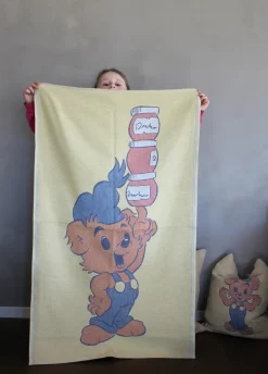 Baby Blankets^Ekelund Linneväveri Dunderhonung children's blanket 72x105 cm, Yellow