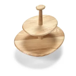 Cake Stands^Serax Dune 01 cake dish 2 levels, Ash Brown