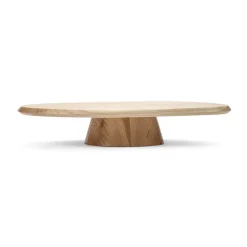 Outlet Serax Dune 04 cake plate low 20x34 cm, Ash Brown