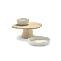 Hot Serax Dune 03 cake plate 23,5x29 cm, Ash Brown