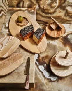 Hot Serax Dune 03 cake plate 23,5x29 cm, Ash Brown