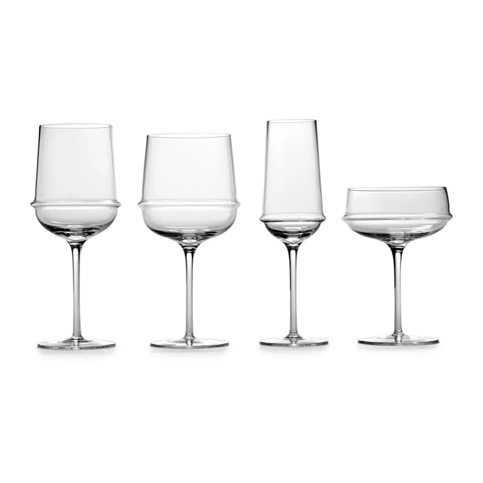 Online Serax Dune champagne coupe 28 cl 4-pack, Clear Transparent