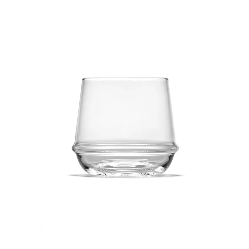 Sale Serax Dune whisky glass 35 cl 4-pack, Clear Transparent