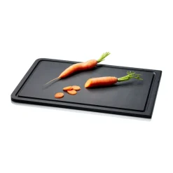 Continenta Duracore cutting board with groove, 38.5x27 Black