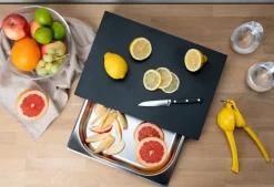 Discount Continenta Duracore cutting board with drawer, 39x27 Black