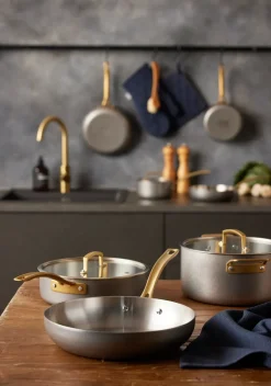 Sale Pillivuyt Durance frying pan Ø28 cm, Stainless steel Silver-colouredGold-coloured