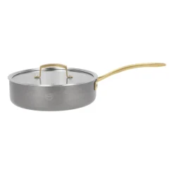 Saucier & Sauté Pans^Pillivuyt Durance saucepan with lid Ø24 cm, Stainless steel Silver-colouredGold-coloured