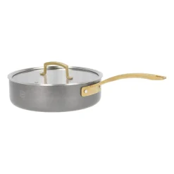 Saucier & Sauté Pans^Pillivuyt Durance saucepan with lid Ø24 cm, Stainless steel Silver-colouredGold-coloured