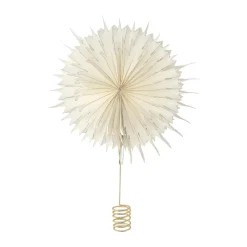 Christmas Decorations^Scandi Living Dusk tree topper star, , Ø10 cm White