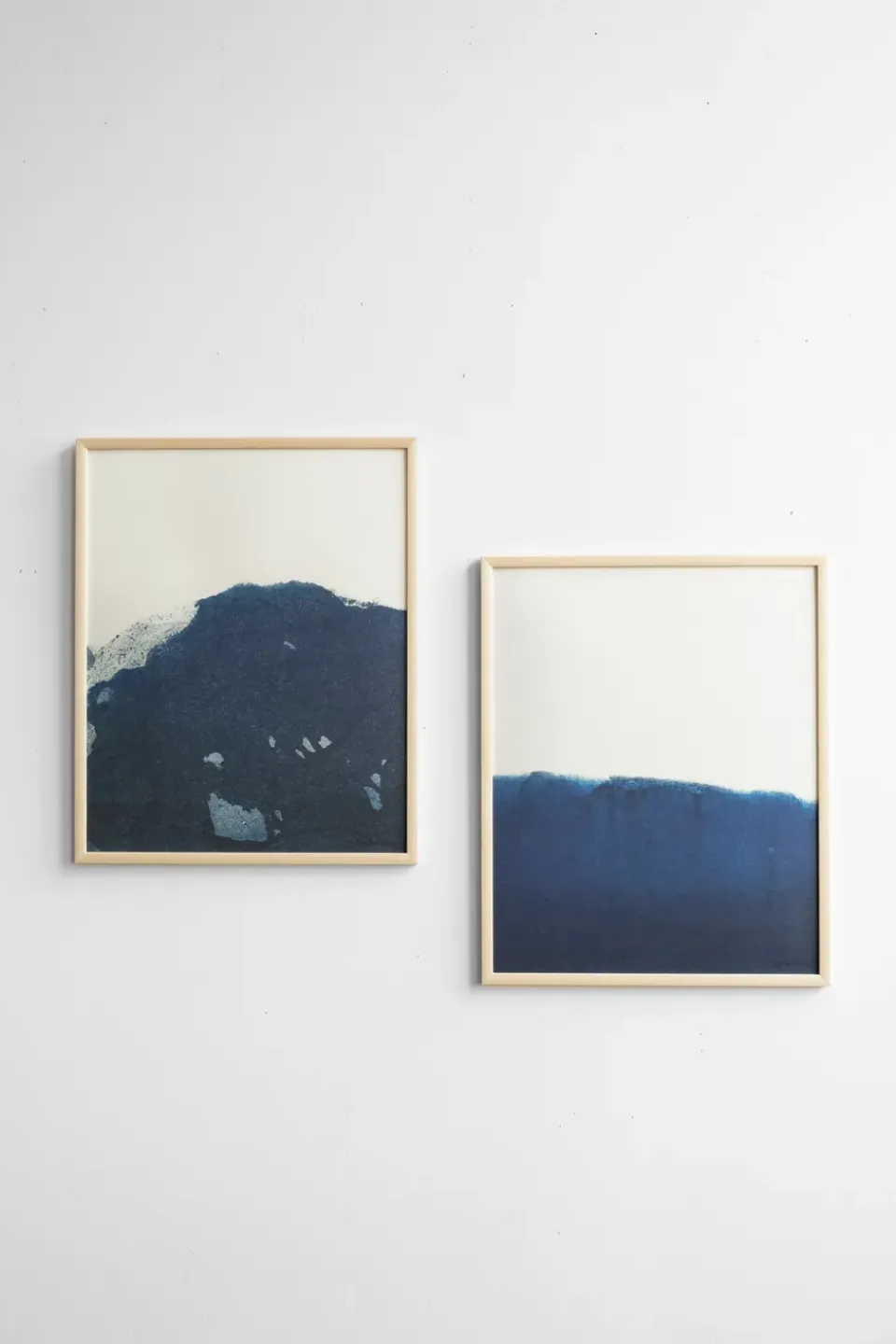 Posters^Fine Little Day Dyeforindigo ocean 1 poster 40x50 cm, Blue-white BlueWhite