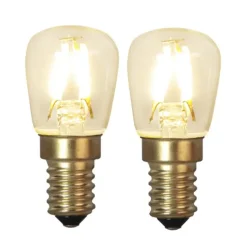 Other Lighting Accessories|Light Bulbs^Star Trading E14 LED soft glow 2-pack, 2.6 cm 2100K Transparent