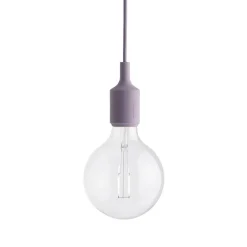 Window Lights|Pendant Lamps^Muuto E27 Pendant, Dusty lilac Purple