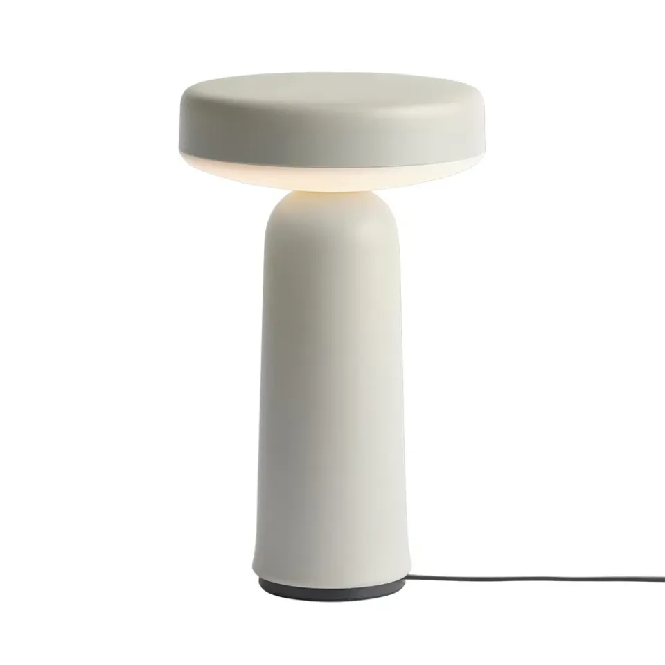 Portable Lighting^Muuto Ease portable table lamp 21.5 cm, Grey
