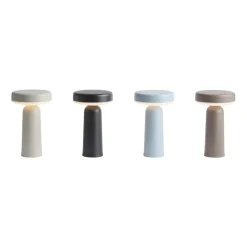 Portable Lighting^Muuto Ease portable table lamp 21.5 cm, Grey
