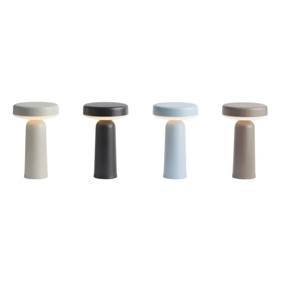 Portable Lighting^Muuto Ease portable table lamp 21.5 cm, Grey