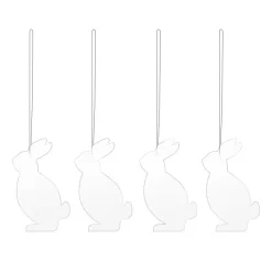 Sale Cooee Design Easter Deco hare Easter decoration 4-pack, White