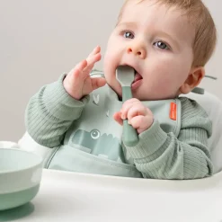 Children's Cutlery|Table Cutlery^Done by deer Easy-grip foodie spoon 3-pack, Blue