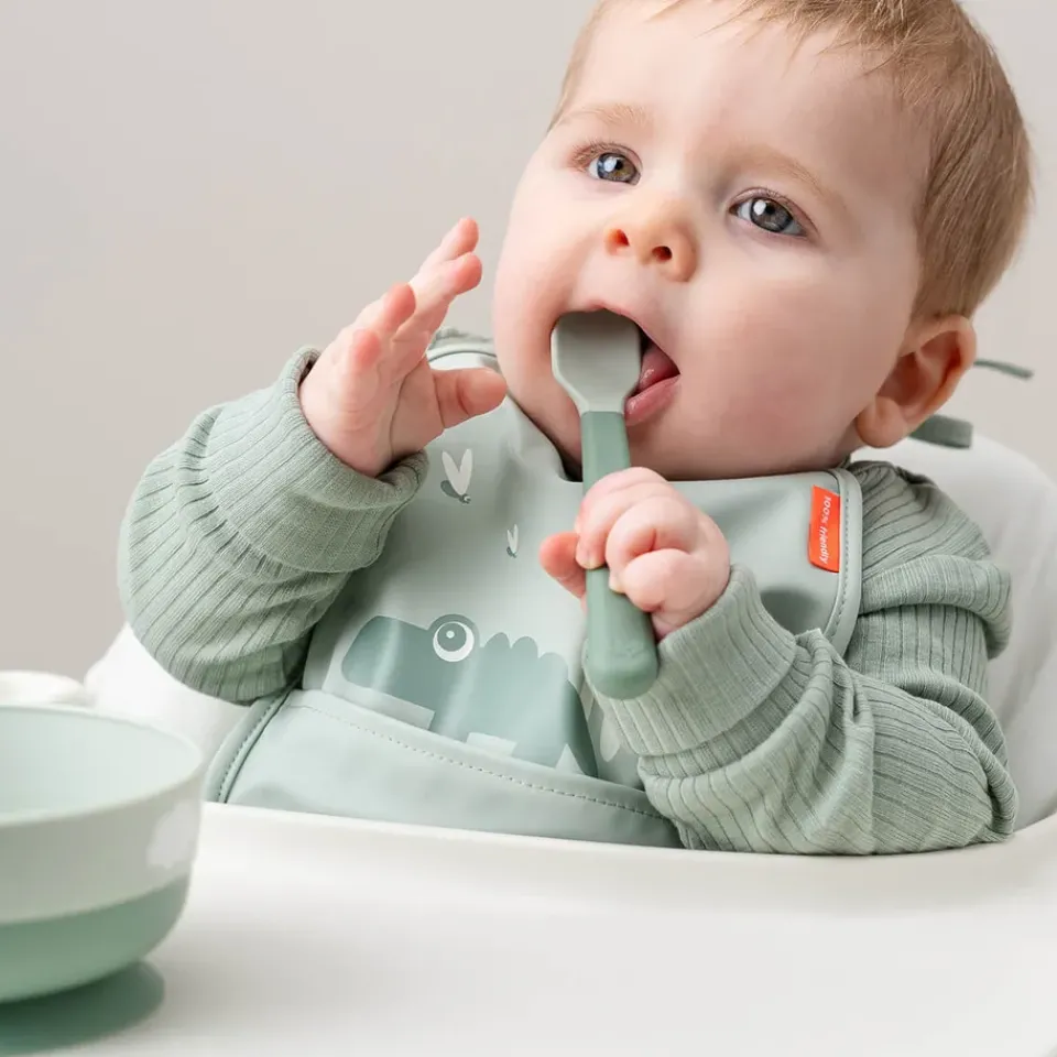 Children's Cutlery|Table Cutlery^Done by deer Easy-grip foodie spoon 3-pack, Blue