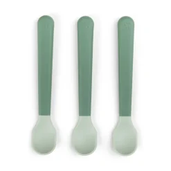 Children's Cutlery^Done by deer Easy-grip foodie spoon 3-pack, Green