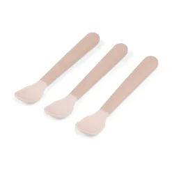Children's Cutlery^Done by deer Easy-grip foodie spoon 3-pack, Powder Beige