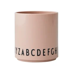 Children's Mugs|Plastic Cups^Design Letters Eat & Learn childrens cup, Nude Orange