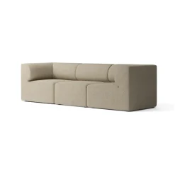 Audo Copenhagen Eave 86 modular sofa configuration 2, 3-seat fabric bouclé 02 Beige