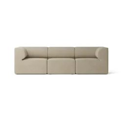 Audo Copenhagen Eave 86 modular sofa configuration 2, 3-seat fabric bouclé 02 Beige