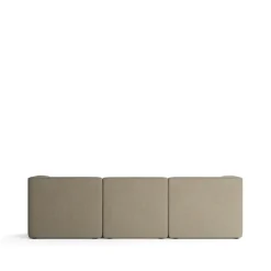 Audo Copenhagen Eave 86 modular sofa configuration 2, 3-seat fabric bouclé 02 Beige