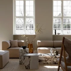 Audo Copenhagen Eave 86 modular sofa configuration 2, 3-seat fabric bouclé 02 Beige