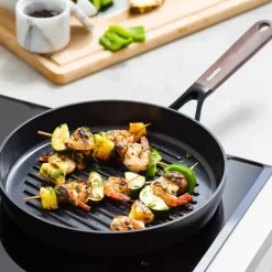 Sale GreenPan Eco Smartshape griddle pan 28 cm, Dark wood Black