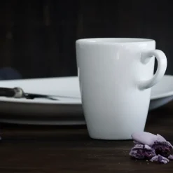 Glögg & Mulled Wine Mugs|Espresso Cups^Pillivuyt Eden cup 8 cl, White