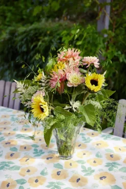 Oilcloths^Sagaform Eden oilcloth 150x250 cm, Mixed Yellow Multi