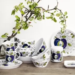 Discount Rörstrand Eden plate, 23 cm BlueGreenWhite