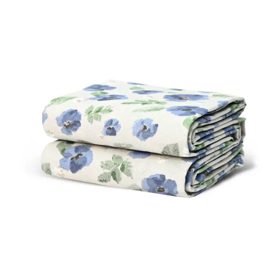 Tablecloths^Sagaform Eden waxed tablecloth 150x250 cm, Blue BlueBeige
